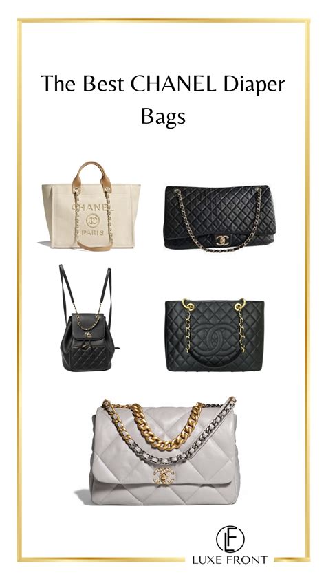 cheap chanel diaper bags|designer diaper bags for twins.